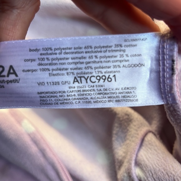 Fleece footie pajama set - Picture 3 of 7